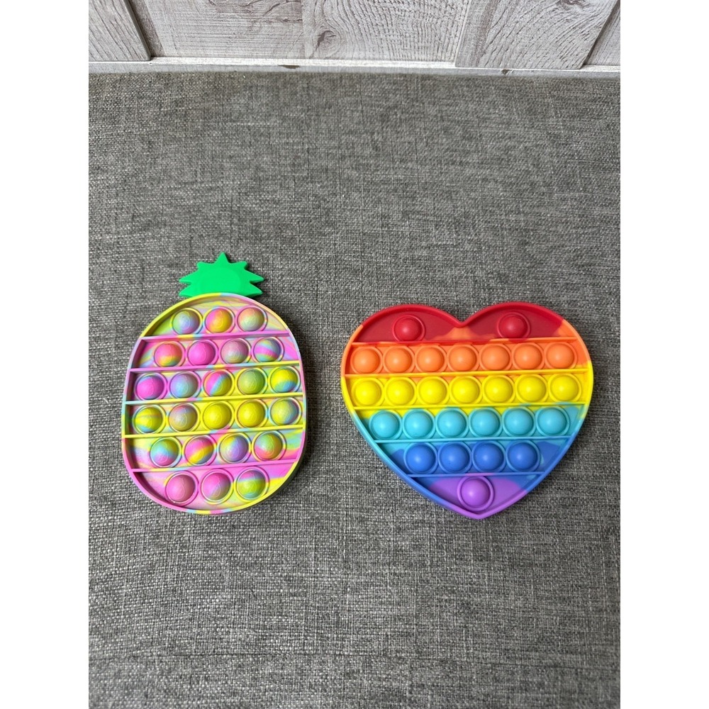 Fidget Toys 8 In Fun Shapes & Vibrant Colors For Stress Relief & Sensory Play - Picture 3 of 5